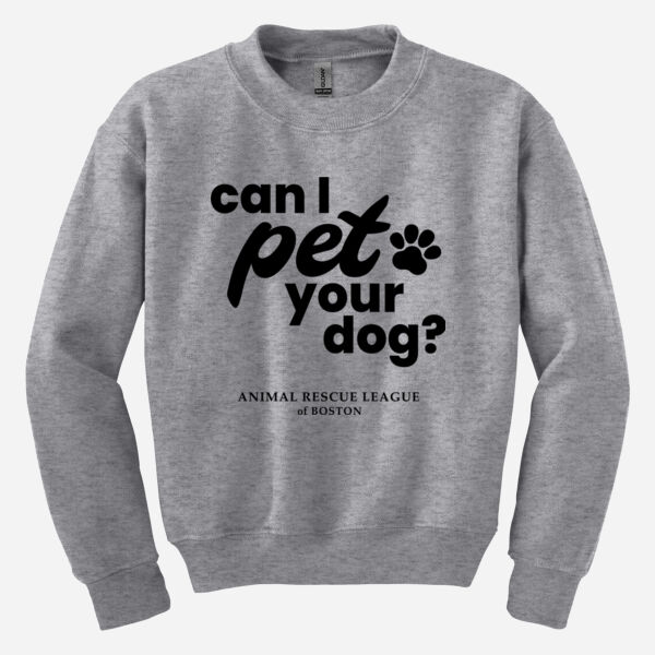 Youth Heavy Blend Crewneck Sweatshirt - Pet Dog? Thumbnail